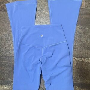 Lululemon Blue flare Yoga Pants